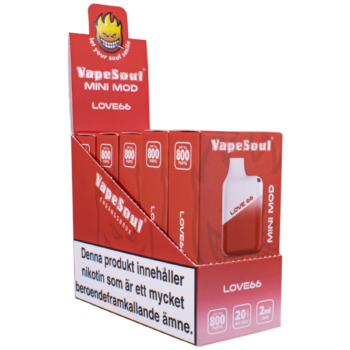 Vapesoul Mini Mod Love 66 20 mg – 5 pack