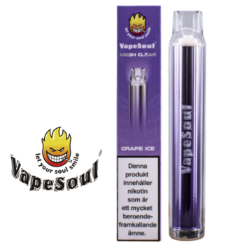 Vapesoul Mesh Clear Grape Ice 20 mg - vapeenheten.