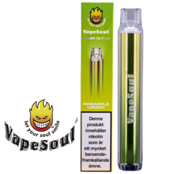 Vapesoul Mesh Clear Pineapple Lemon 20 mg - vapeenheten.