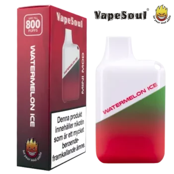 Vapesoul Mini Mod Watermelon Ice 20 mg enhet och enhetsförpackning