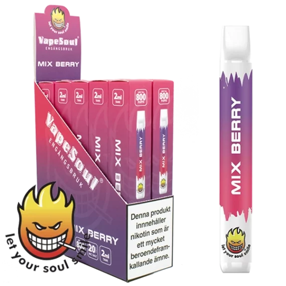 Vapesoul Mix Berry 20 mg