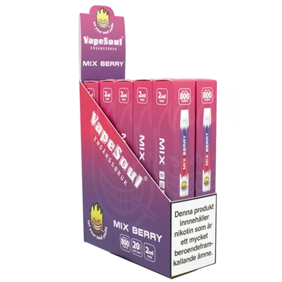 Vapesoul Mix Berry 20 mg