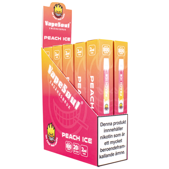 Vapesoul Peach Ice 20 mg