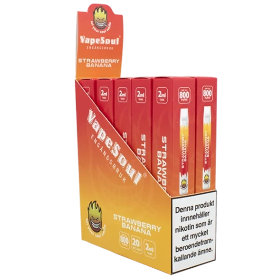 Vapesoul Strawberry Banana 20 mg