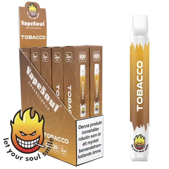 Vapesoul Tobacco 20mg