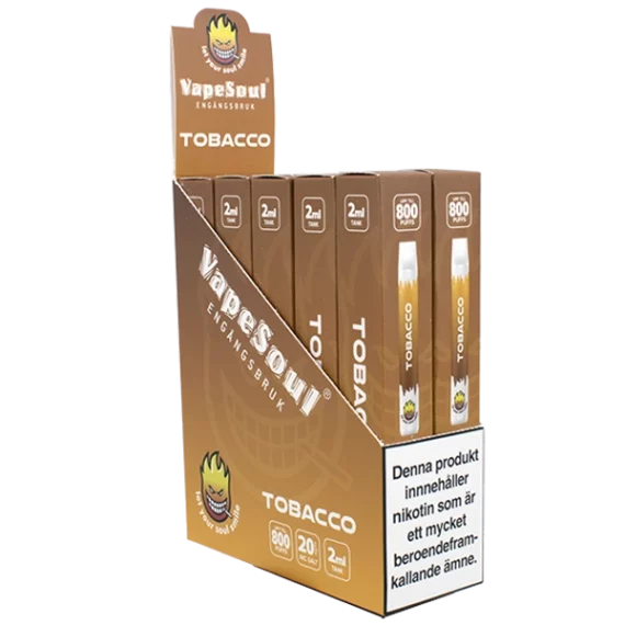 Vapesoul Tobacco 20mg