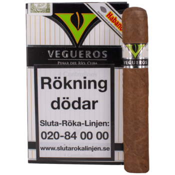 Vegueros Centro Finos Cigarr och låda