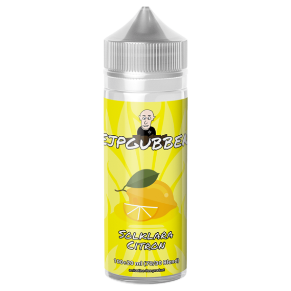 Vejpgubbens Solklara Citron 100 ml Shortfill