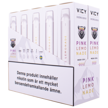 VICY Pink Lemonade 20 mg Vapeförpackning med 10 stycken i