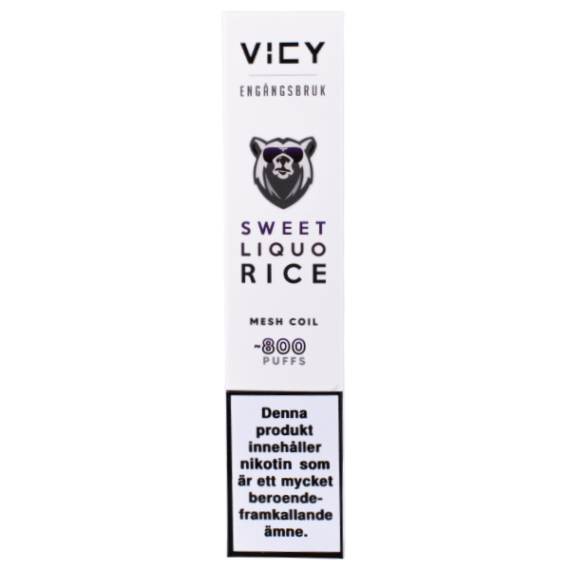 VICY Sweet Liquorice 20 mg Vapeförpackning