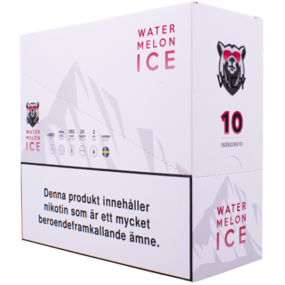 VICY Watermelon Ice 20 mg Vapeförpackning med 10 stycken i