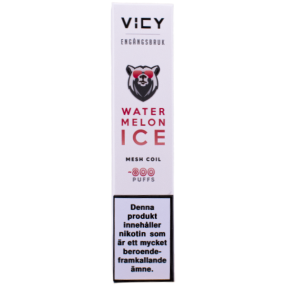 VICY Watermelon Ice 20 mg Vapeförpackning