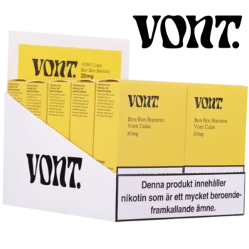 Vont Cube Bon Bon Banana 20 mg säljs i 10-pack