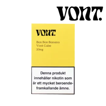 Vont Cube Bon Bon Banana 20 mg Vapeförpackning