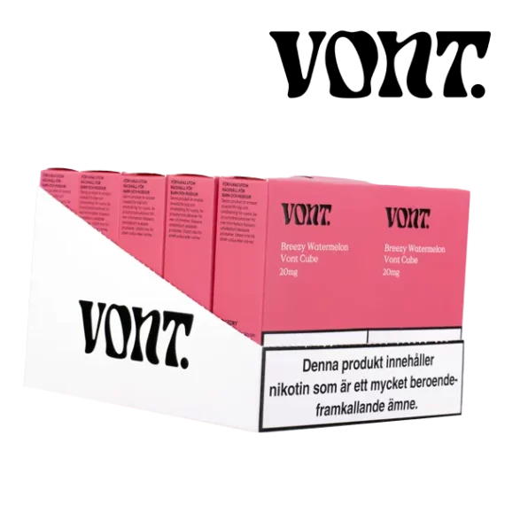 Vont Cube Breezy Watermelon 20 mg 10-pack