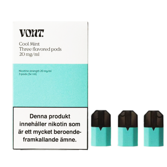 Vont Pod Cool Mint 3 pack - Podkit.