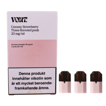 Vont Pod Creamy Strawberry 3 Pack