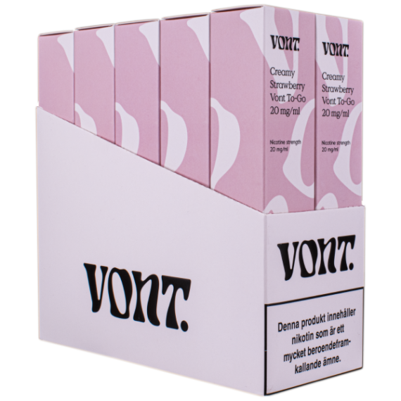 Vont To-Go Creamy Strawberry 20 mg - 10-pack