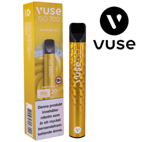 Vuse Go 700 Banana Ice 20 mg vape