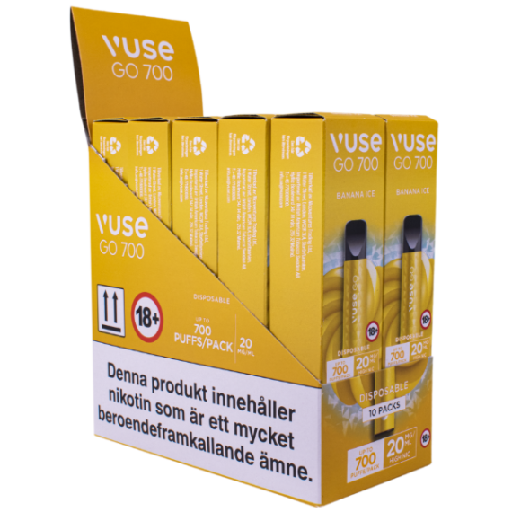 Vuse Go 700 Banana Ice 20mg Engångsvapes