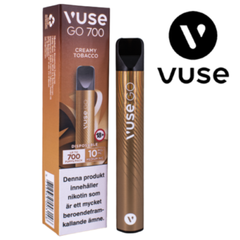 Vuse Go 700 Creamy Tobacco 10mg Vape