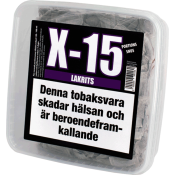 X-15 Lakrits Portionssnus