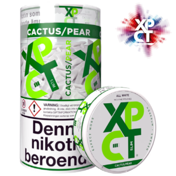 XPCT Kaktus Pear Slim All White Tube 80 Gram Nicotine Pouches