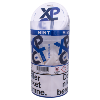 XPCT Mint Slim All White Tube Nicotine Pouches