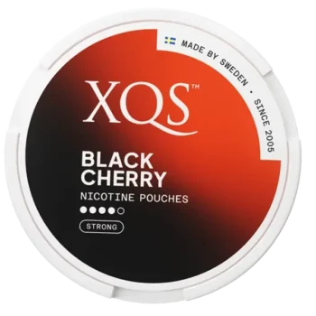 XQS Black Cherry Strong All White Portion Portionssnus Lock