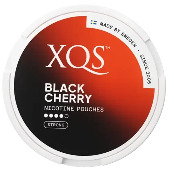 XQS Black Cherry Strong All White Portion Portionssnus Lock