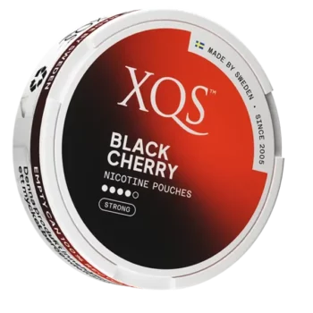 XQS Black Cherry Strong All White Portion Portionssnus Profil