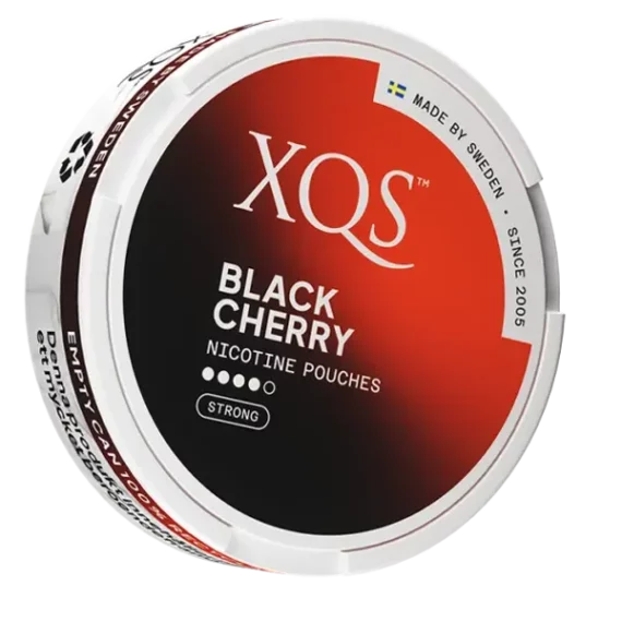 XQS Black Cherry Strong All White Portion Portionssnus Profil