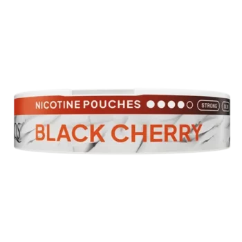 XQS Black Cherry Strong All White Portion Portionssnus Sida