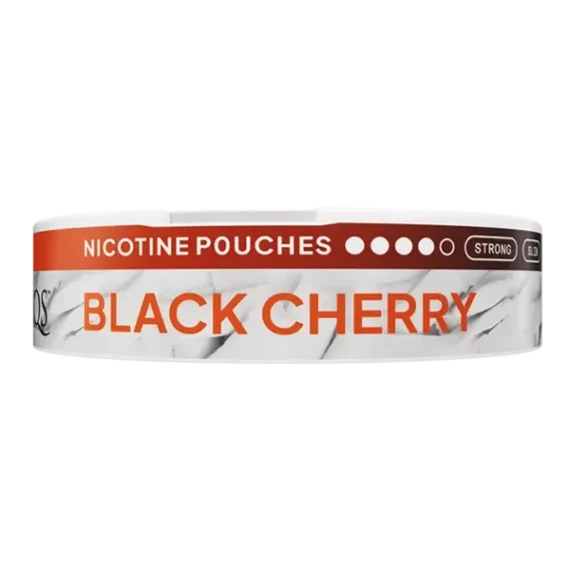 XQS Black Cherry Strong All White Portion Portionssnus Sida