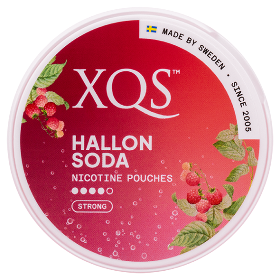 XQS Hallonsoda Strong Slim All White Portion 16mg Lock