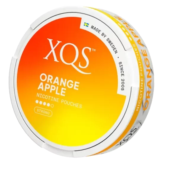 XQS Orange Apple Strong Slim All White Portion Portionssnus