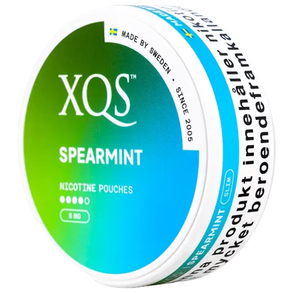 XQS Spearmint Strong Slim All White 16 mg