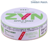 ZYN Apple Mint Slim Strong All White Portion snus