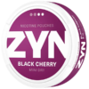 ZYN Black Cherry Mini Dry Portion - Profil från vänster.