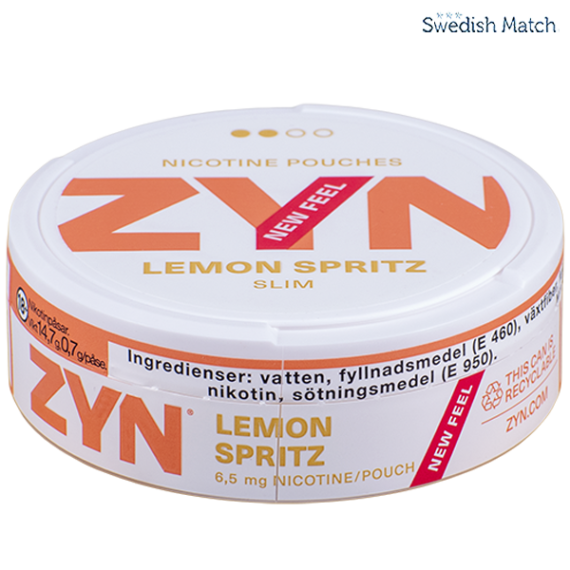 ZYN Lemon Spritz Slim All White Portion