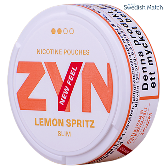 ZYN Lemon Spritz Slim All White Portion