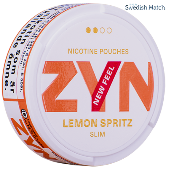 ZYN Lemon Spritz Slim All White Portion