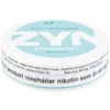 ZYN Spearmint Mini Dry 3mg Portion All White Portionssnus Nikotinpåsar Dosa Ingredienser