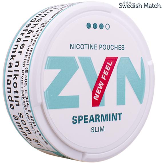 ZYN Spearmint Slim Strong All White Portion