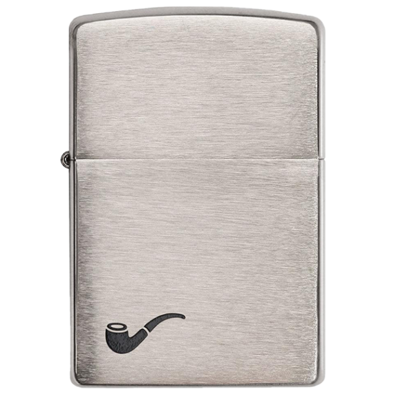 Zippo Brushed Chrome Pipe