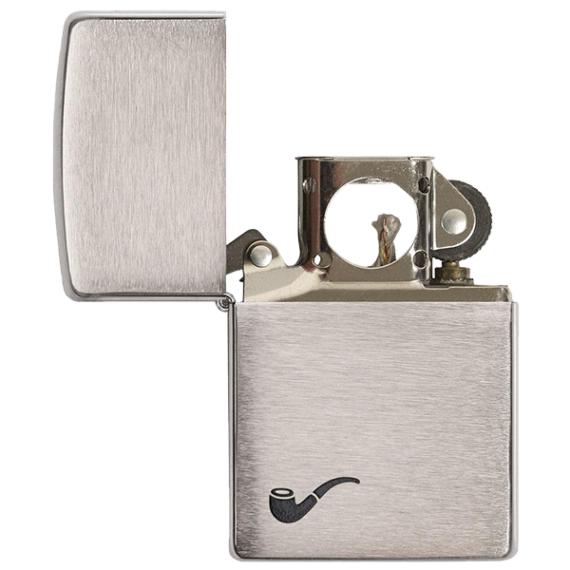 Zippo Brushed Chrome Pipe