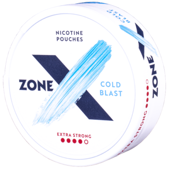 ZONE X Cold Blast Extra Strong All White Slim Portion