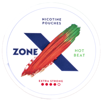 ZONE X Hot Beat Extra Strong All White Slim Portion Framsida