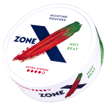 ZONE X Hot Beat Extra Strong All White Slim Portion