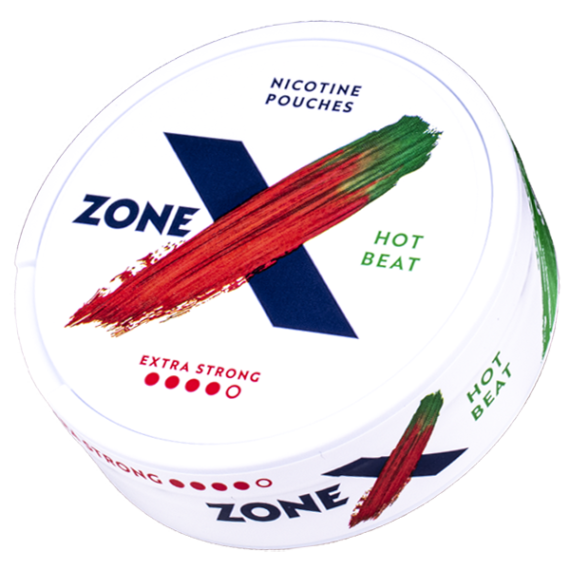 ZONE X Hot Beat Extra Strong All White Slim Portion